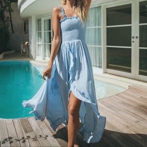 Rove Byron x maja bali esperance dress dusty blue
